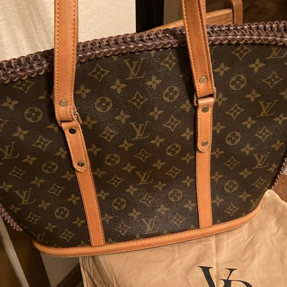 Vintage Boho Louis Vuitton Tote Bag w/Dust Bag EUC - Picture 2 of 12